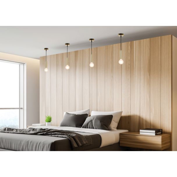 CANDELLUX 50101034 LAMPA WISZĄCA DALLAS 142 MM 1 ZŁOTY
