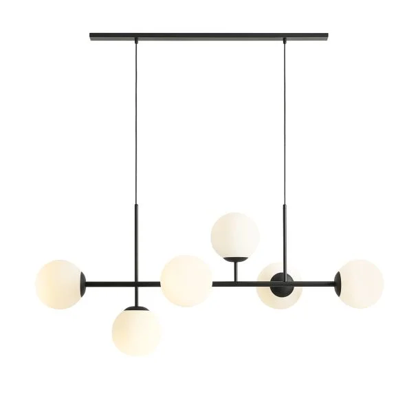 ALDEX 1120K1 LAMPA WISZĄCA FIN 6 KOLOR CZARNY