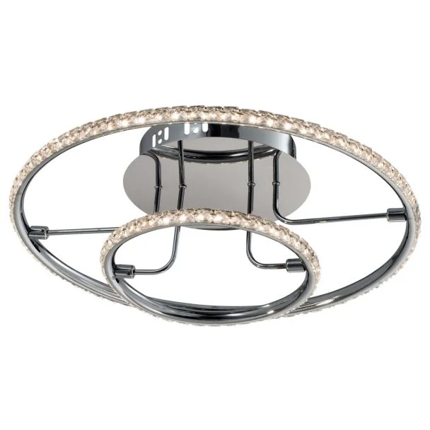 CANDELLUX 98-69634 ADEL LAMPA SUFITOWA PLAFON 40 36W LED CHROM 3000K