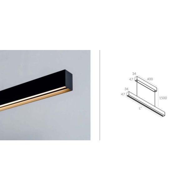 LABRA 6.1587 RAY ZW.854 21W LP Switch/DALI