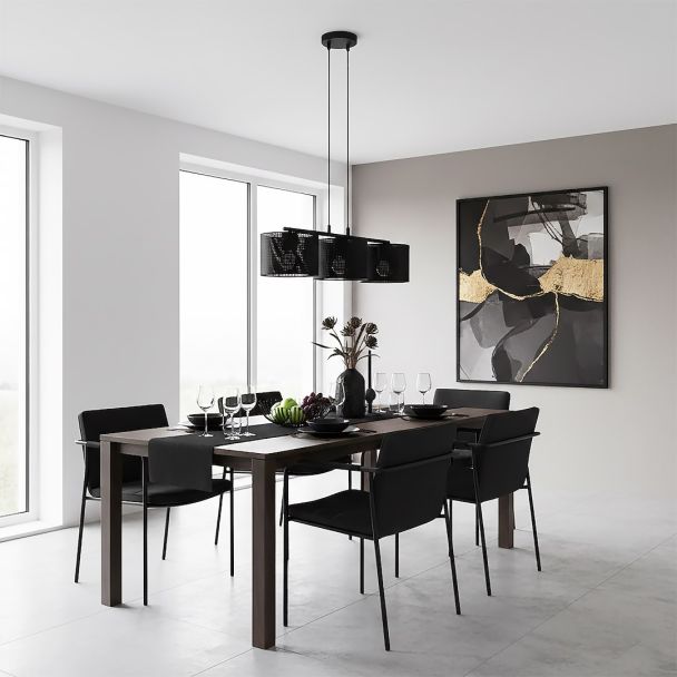 EMIBIG 1670/3 LUX 3 BLACK LAMPA WISZĄCA