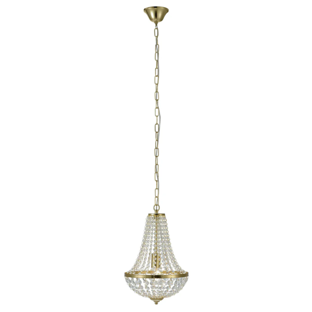 MARKSLOJD 106118 GRANSO lampa wisząca 1L 30cm Złoty Szczotkowany/MC