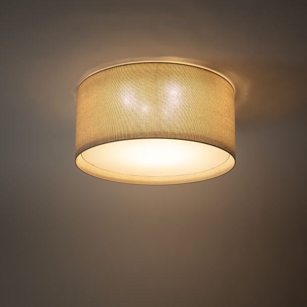 TK-LIGHTING 11698 LARGO BEIGE LAMPA SUFITOWA 6XE27