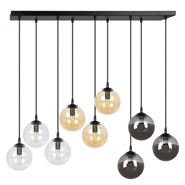 EMIBIG 714/9M1 LAMPA WISZĄCA COSMO 9 BL MIX1
