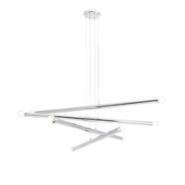 ALDEX 1072P4 LAMPA WISZĄCA TUBO 8 CHROM