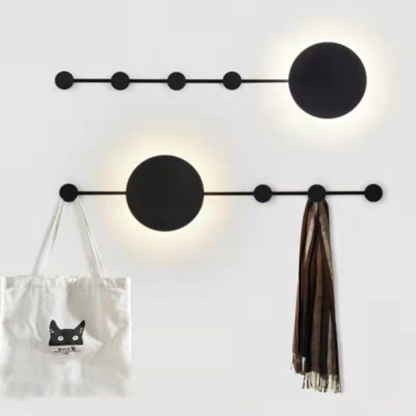 MOOSEE LAMPA ŚCIENNA SHADOW HANG Z WIESZAKIEM CZARNA