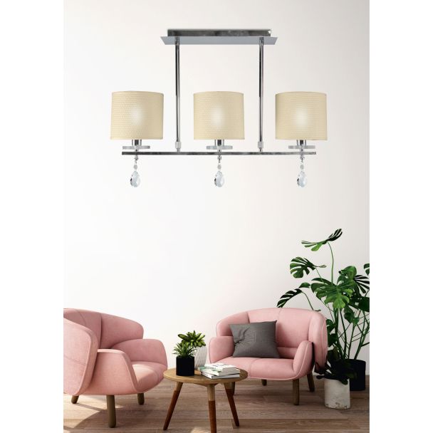 CANDELLUX 33-11510 ESTERA AMPLA 3X40W E14 CHROM