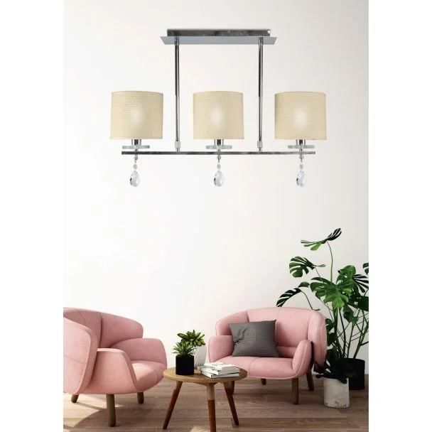 CANDELLUX 33-11510 ESTERA AMPLA 3X40W E14 CHROM
