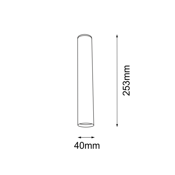 ANTIGO Plafon Yabu - Biały (253 mm) 7136