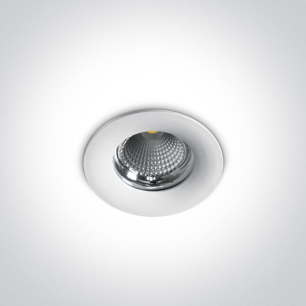 ONE LIGHT 10110G/W/C Symi biała oprawa typu downlight do wbudowania LED IP65 4000K 10W