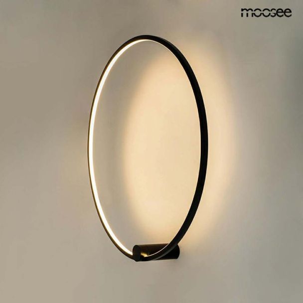 MOOSEE MSE1501100398 lampa ścienna HOOP 60 czarna