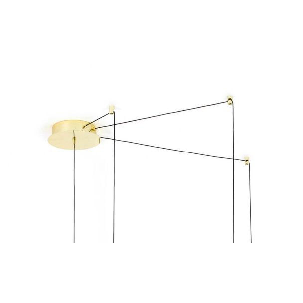 MOOSEE MSE1501100487 lampa wisząca MIKADO S złota