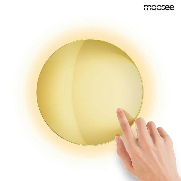 MOOSEE MSE1501100499 lampa ścienna SHADOW SUN 25 złota