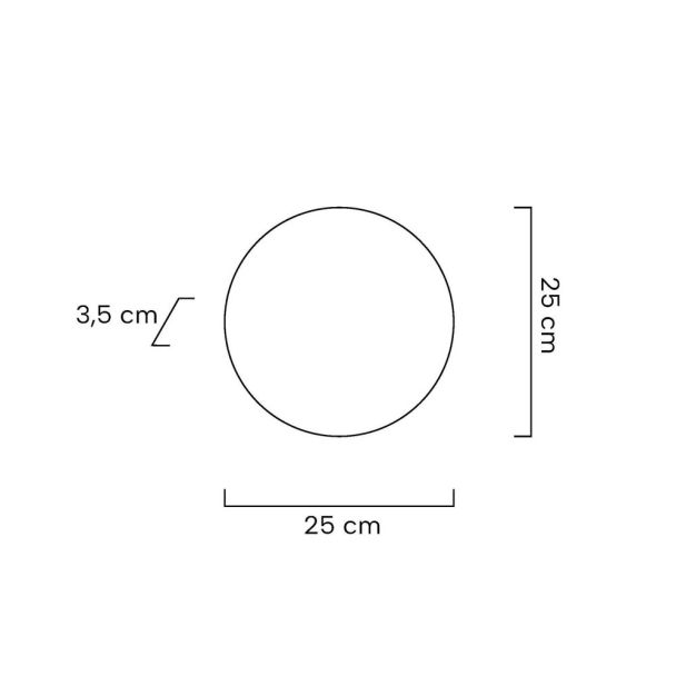 MOOSEE MSE1501100499 lampa ścienna SHADOW SUN 25 złota
