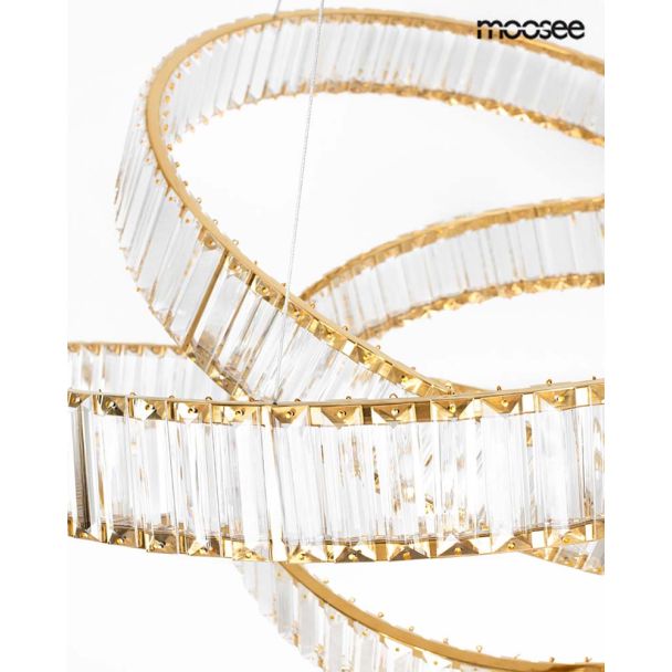 MOOSEE MSE1501100538 lampa wisząca WAVE 80 złota