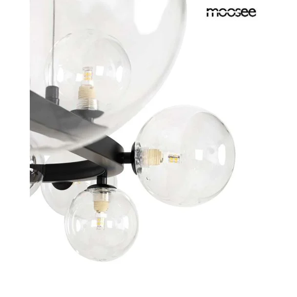 MOOSEE MSE1501100550 lampa wisząca ALURE OVAL 120  czarna
