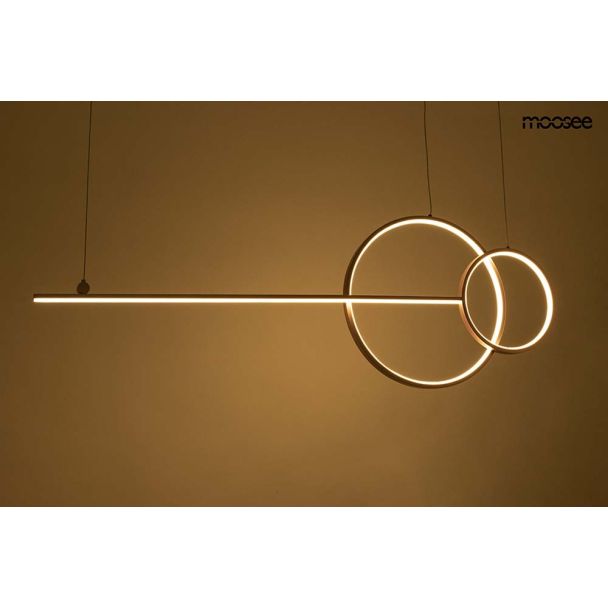 MOOSEE MSE1501100555 lampa wisząca RAGE złota