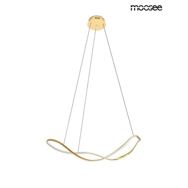 MOOSEE MSE1501100594 lampa wisząca WAVES 60 złota