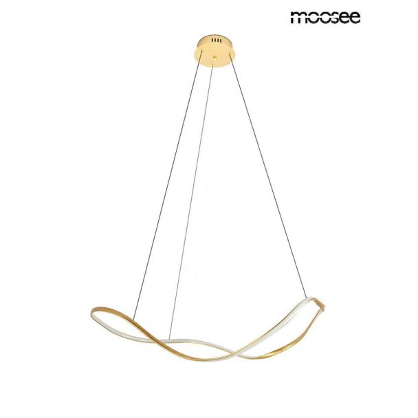 MOOSEE MSE1501100593 lampa wisząca WAVES 80 złota