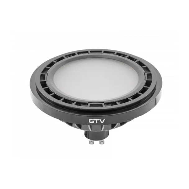 GTV LD-ES111NW13W120-10 LED ES111 GU10 A-G 12,5W 100lm/W 120° 4000K czarna