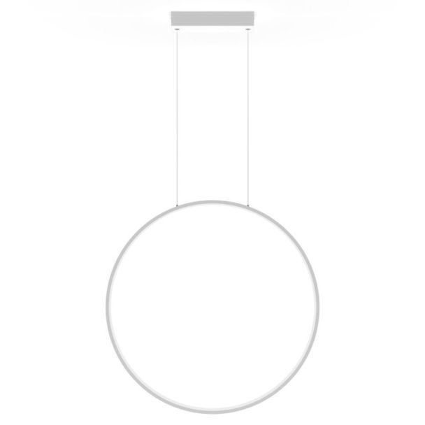LIGHT PRESTIGE LP-999/1P L WH CCT Lampa wisząca Mirror L biała IP44 LED CCT