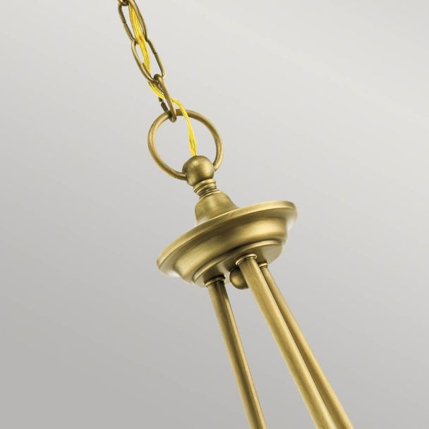 ELSTEAD Waverly KL-WAVERLY5-NBR 5 Light Chandelier - Natural Brass
