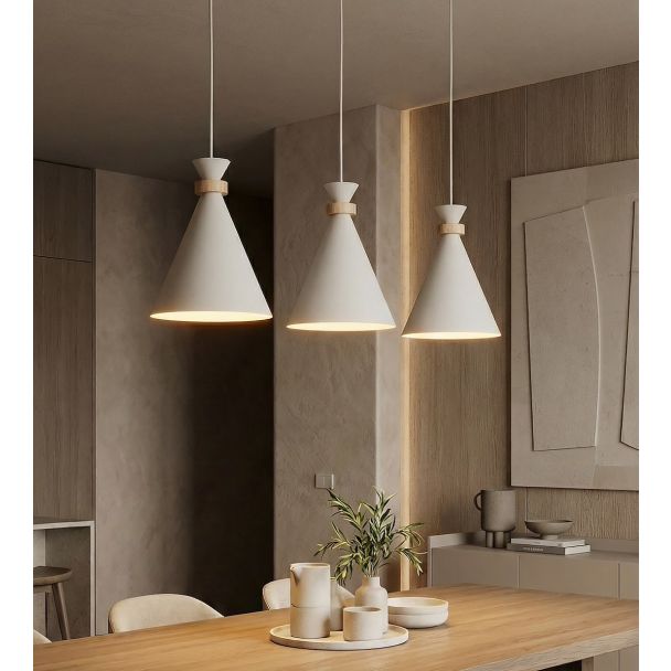 EMIBIG 1679/3 ZERO 3 WHITE LAMPA WISZĄCA