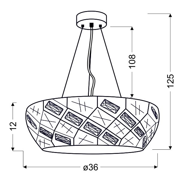 CANDELLUX 31-59154 GLANCE ZWIS 36