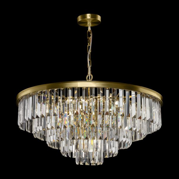MAYTONI MOD085PL-12BS Neoclassic Revero Pendant Lamp Brass