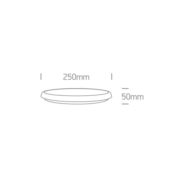 ONE LIGHT 67366E/W/W Livisi 2 oświetlenie awaryjne biały plafon LED 3000K 12W IP54