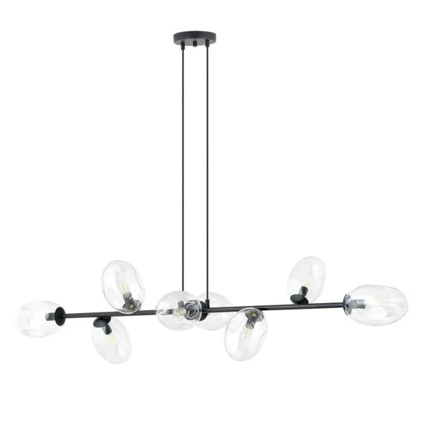 EMIBIG 1262/8 LAMPA SUFITOWA PANDORA 8 BL TRANSPARENT