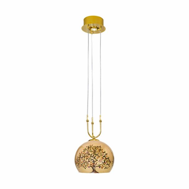 KOLARZ 0392.31+1M.3.AL.MU LUNA lampa wisząca złoto 24K