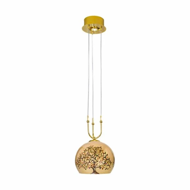 KOLARZ 0392.31+1M.3.AL.MU LUNA lampa wisząca złoto 24K