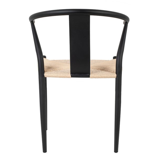 KING HOME KH1201100122 Krzesło WISHBONE METAL naturalne