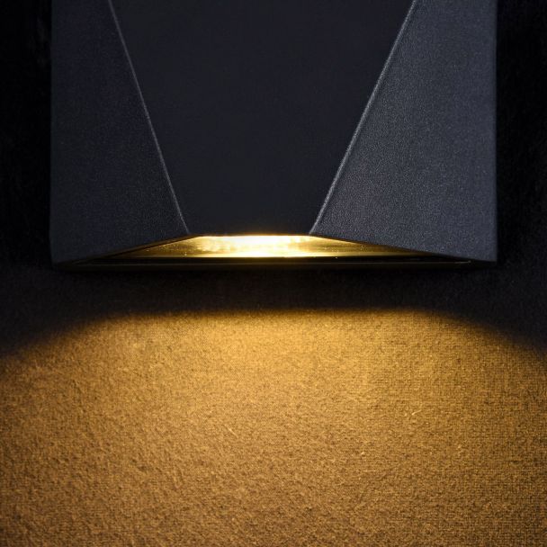 MAYTONI O577WL-L5B Outdoor Beekman Wall Lamp Black