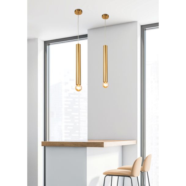 CANDELLUX 50101231 LAMPA WISZĄCA AUSTIN, SLIM 500 mm 1 ZŁOTY