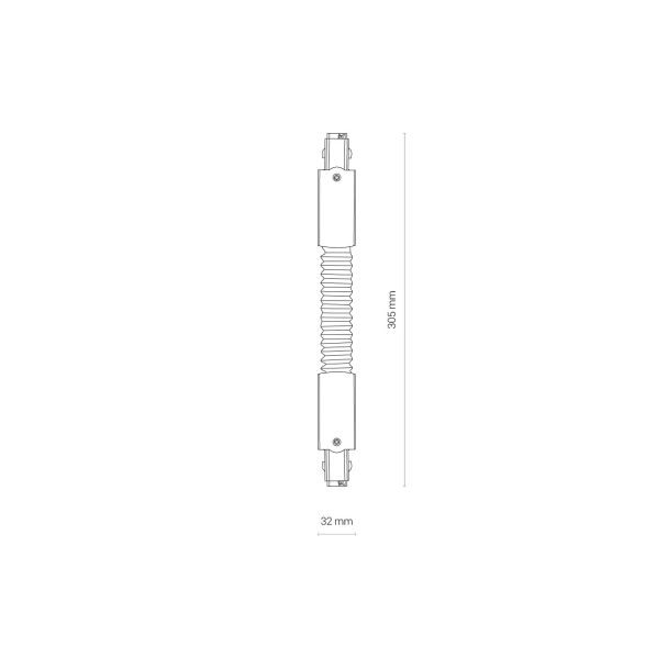 NOWODVORSKI CTLS POWER FLEX CONNECTOR 8700 oświetlenie komercyjne systemy konfigurowalny akcesoria 3-fazowy