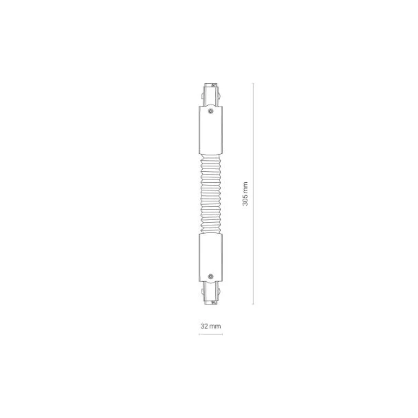 NOWODVORSKI CTLS POWER FLEX CONNECTOR 8700 oświetlenie komercyjne systemy konfigurowalny akcesoria 3-fazowy