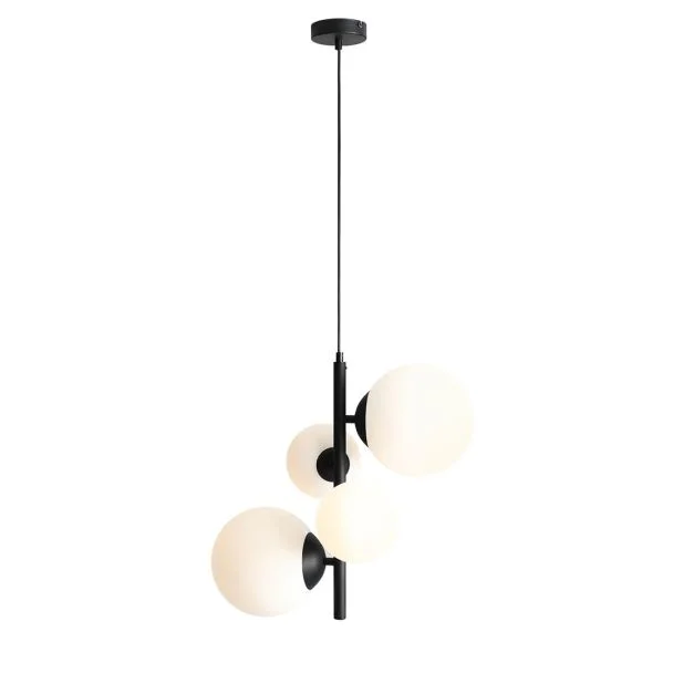 ALDEX 1091L1 LAMPA WISZĄCA BLOOM 4 CZARNA