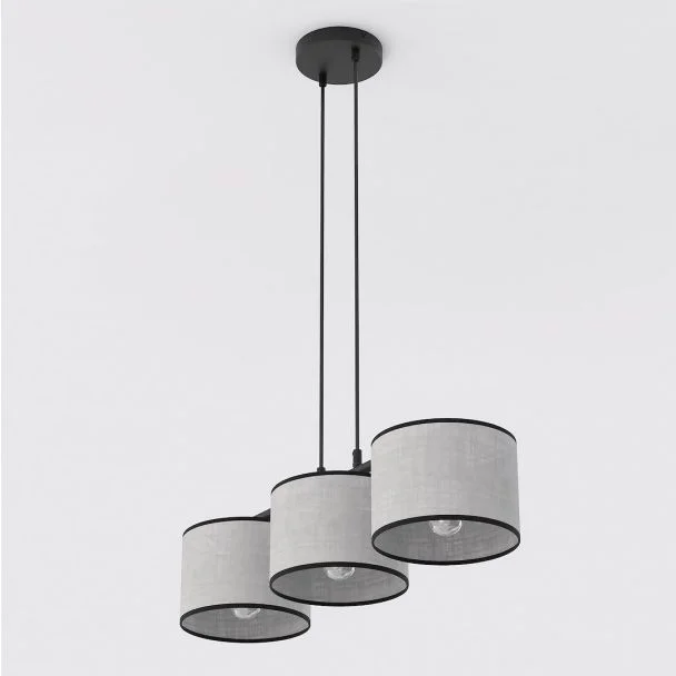 EMIBIG 1656/3 ECO 3 BL GRAY LAMPA WISZĄCA
