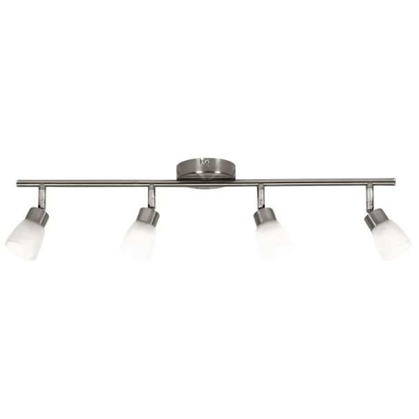 CANDELLUX 94-83992 LAMPA DROPS LISTWA 4x40W G9 NIKIEL MAT