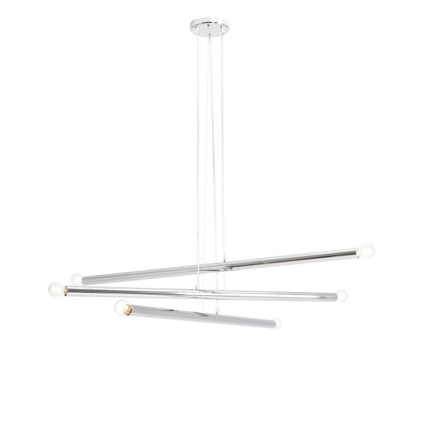ALDEX 1072K4 LAMPA WISZĄCA TUBO 6 CHROM