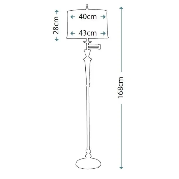 ELSTEAD ARLINGTON SF/ARLINGTON AN Floor Lamp