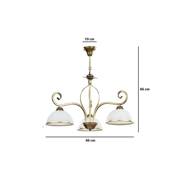 EMIBIG 149/3 WIVARA 3 GOLD LAMPA WISZĄCA