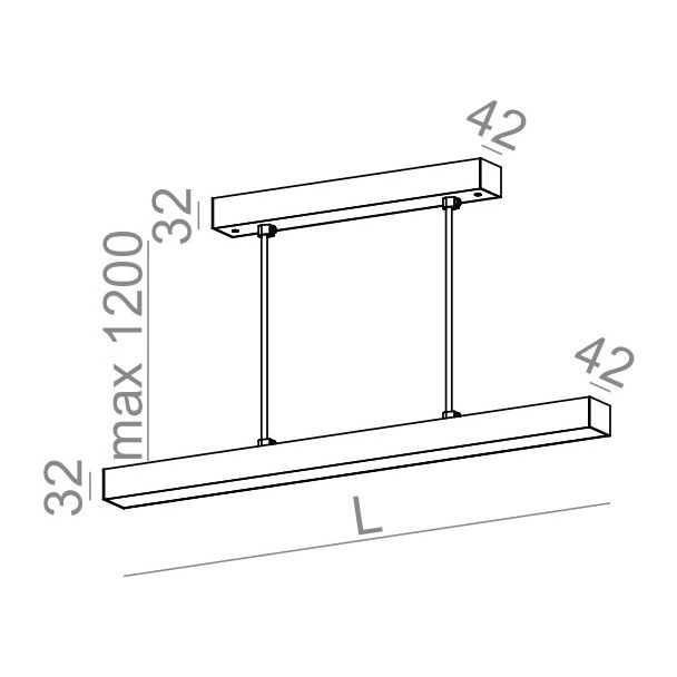 AQFORM 50359 SET RAW mini LED zwieszany