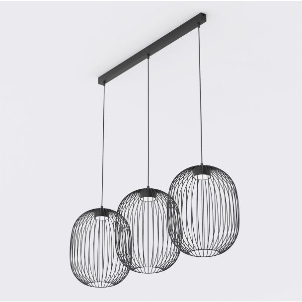 EMIBIG 1699/3 MANTRA 3 BLACK Lampa wisząca