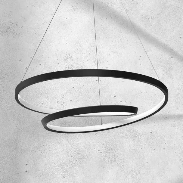 MILAGRO ML7948 Lampa wisząca LUCERO BLACK 48W LED