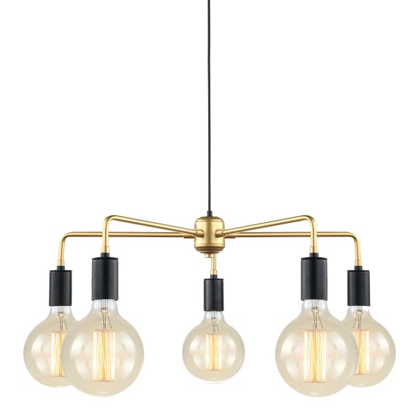 ITALUX Malene MDM3386/5 BK+GD
