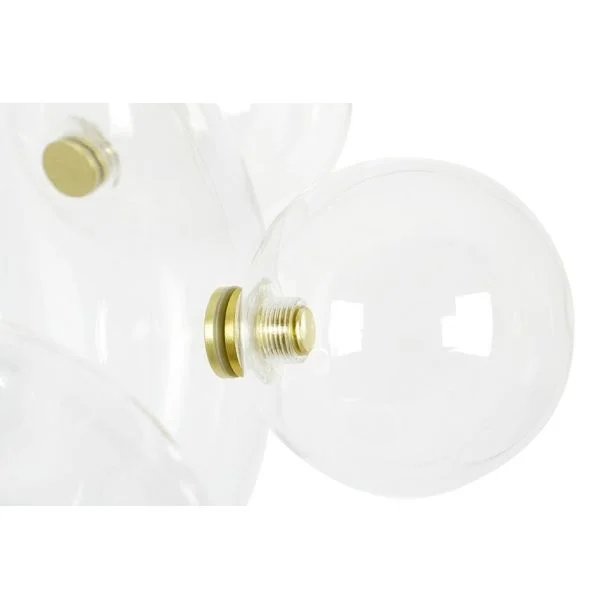 King Home XCP9148-3A Lampa wisząca CAPRI DISC 3 złota - 180 LED, aluminium, szkło