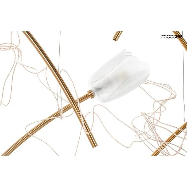 MOOSEE MSE1501100169 lampa wisząca TULIPPE 14 LINE  złota